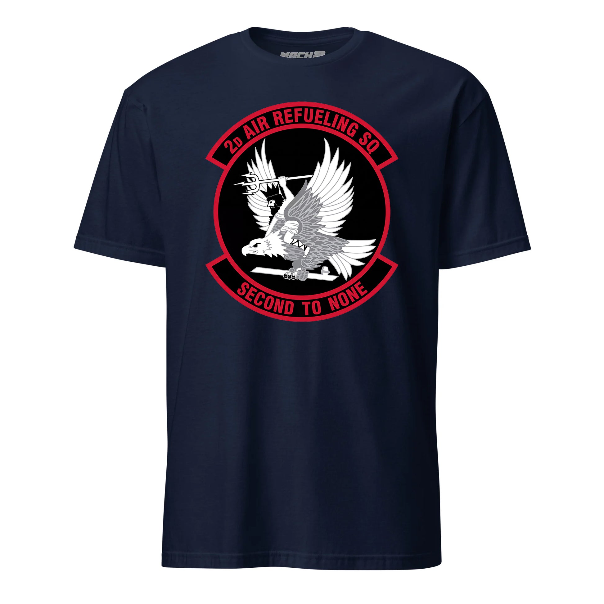 Mach2 Squadron Upload | 2ND AIR REFUELING SQUADRON | T-Shirt | Navy | MACH-SHORT-SLEEVE-FRONT-NAVY.jpg