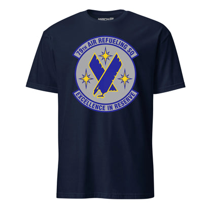 Mach2 Squadron Upload | 79TH AIR REFUELING SQUADRON | T-Shirt | Navy | MACH-SHORT-SLEEVE-FRONT-NAVY.jpg