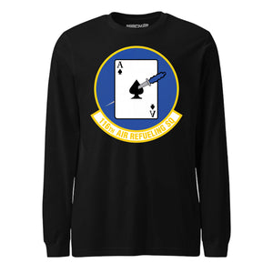 Mach2 Squadron Upload | 116TH AIR REFUELING SQUADRON | Long Sleeve | Black | MACH-LONG-SLEEVE-FRONT-BLACK.jpg