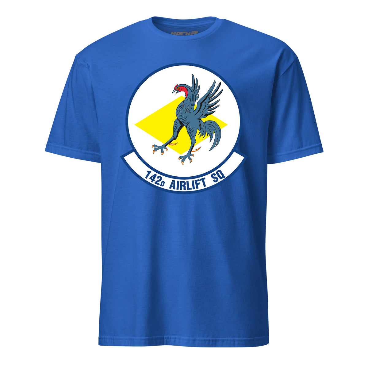 Mach2 Squadron Upload | 142ND AIRLIFT SQUADRON | T-Shirt | Royal | MACH-SHORT-SLEEVE-FRONT-ROYAL.jpg