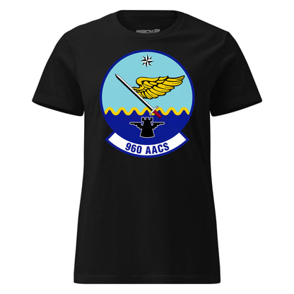 Mach2 Squadron Upload | 960TH AIRBORNE AIR CONTROL SQUADRON | Womens | Black | MACH-WOMENS-FRONT-BLACK.jpg