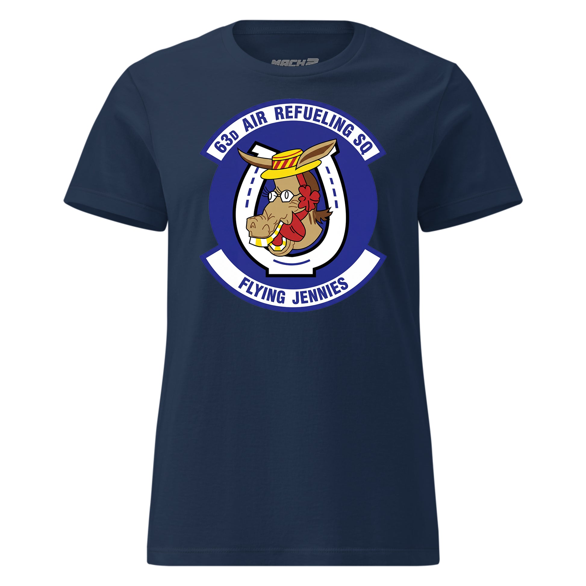 Mach2 Squadron Upload | 63RD AIR REFUELING SQUADRON | Womens | Navy | MACH-WOMENS-FRONT-NAVY.jpg