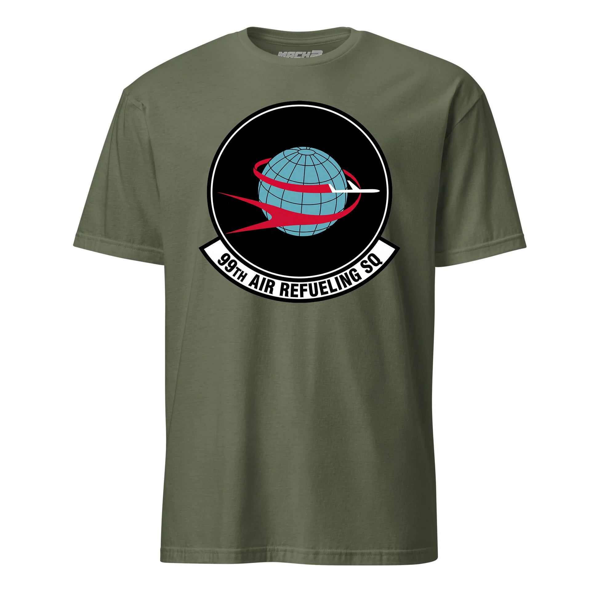 Mach2 Squadron Upload | 99TH AIR REFUELING SQUADRON | T-Shirt | OD Green | MACH-SHORT-SLEEVE-FRONT-OD.jpg