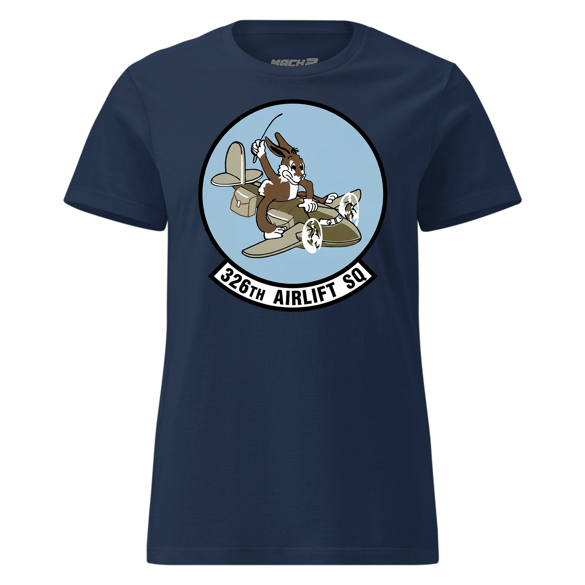 Mach2 Squadron Upload | 326TH AIRLIFT SQUADRON | Womens | Navy | MACH-WOMENS-FRONT-NAVY.jpg