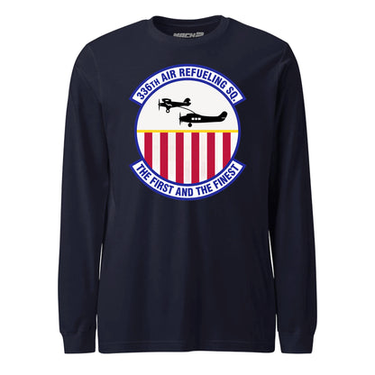 Mach2 Squadron Upload | 336TH AIR REFUELING SQUADRON | Long Sleeve | Navy | MACH-LONG-SLEEVE-FRONT-NAVY.jpg