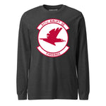 Mach2 Squadron Upload | 517TH AIRLIFT SQUADRON | Long Sleeve | Charcoal Heather | MACH-LONG-SLEEVE-FRONT-CHARCOAL.jpg