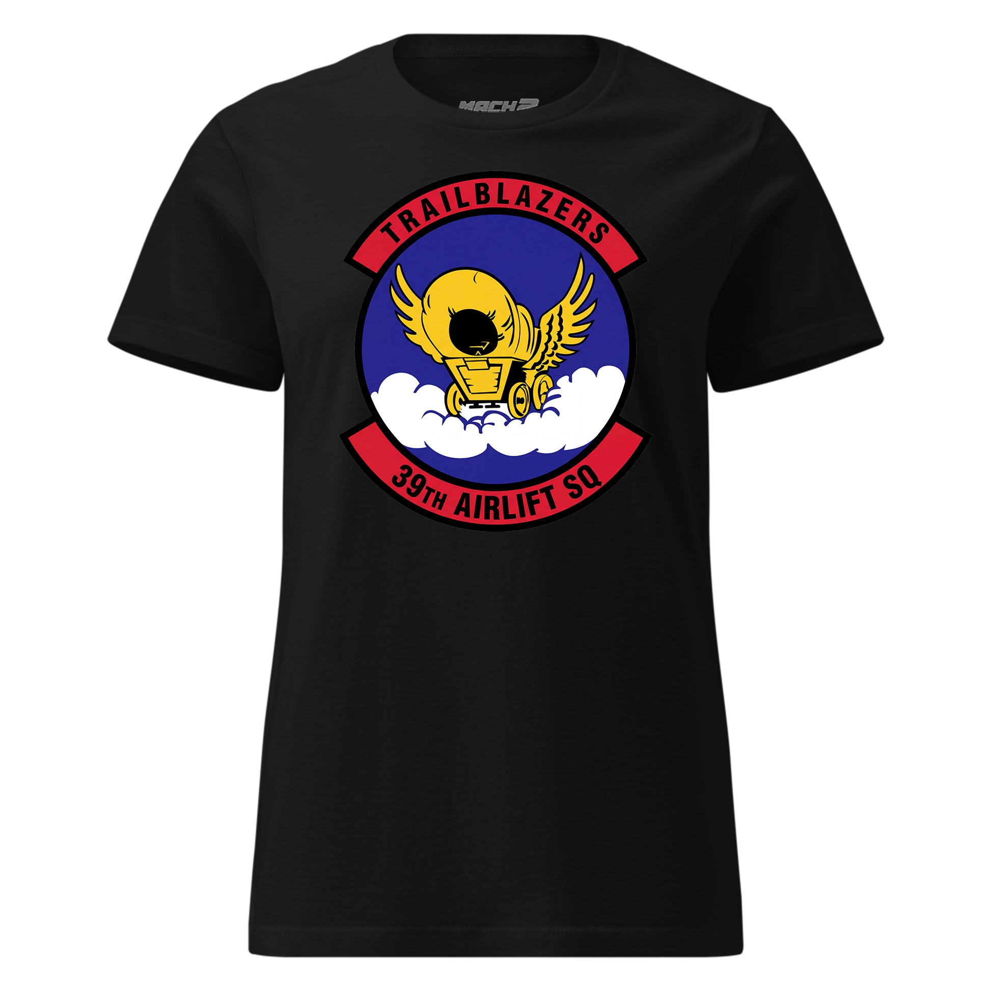 Mach2 Squadron Upload | 39TH AIRLIFT SQUADRON | Womens | Black | MACH-WOMENS-FRONT-BLACK.jpg