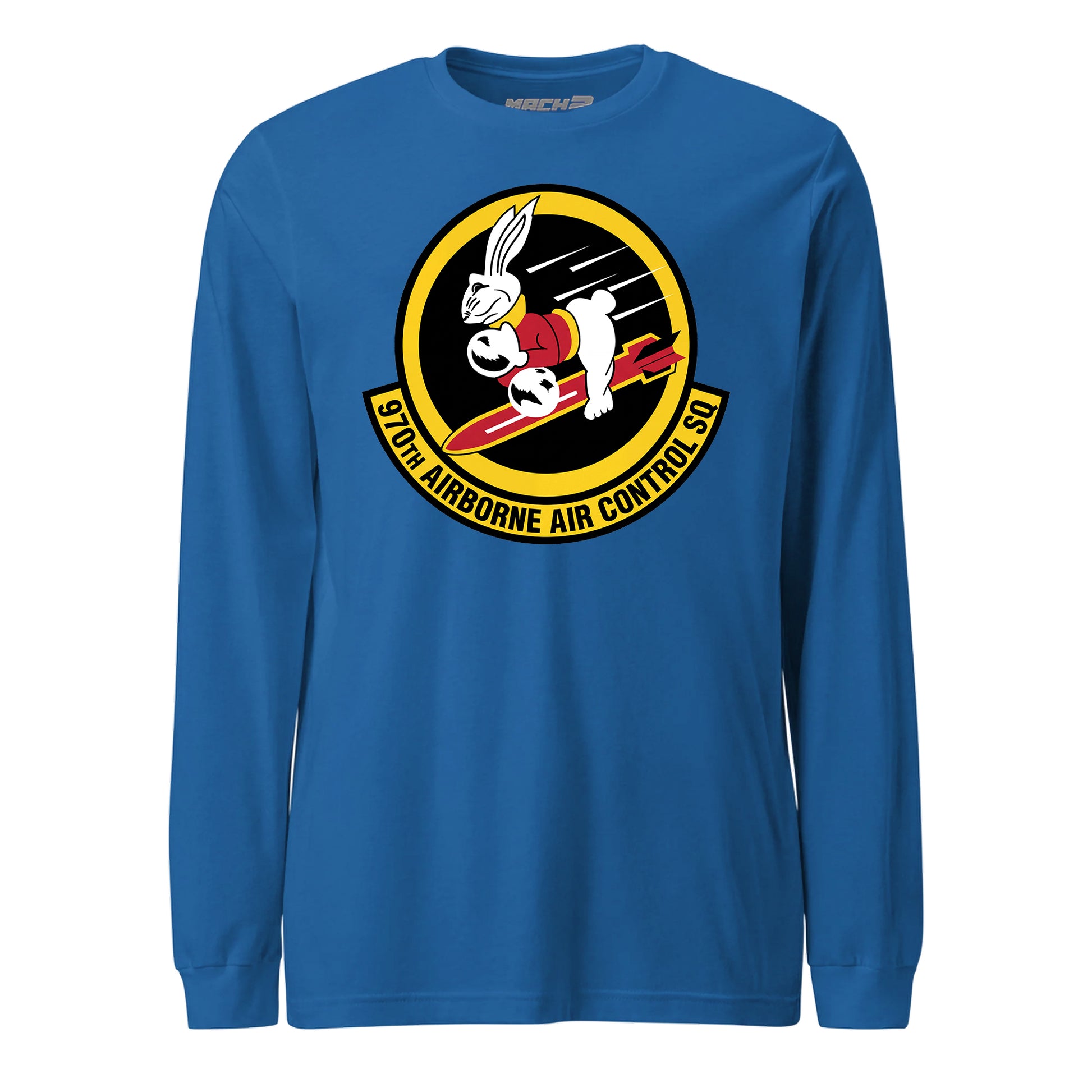 Mach2 Squadron Upload | 970TH AIRBORNE AIR CONTROL SQUADRON | Long Sleeve | Royal | MACH-LONG-SLEEVE-FRONT-ROYAL.jpg