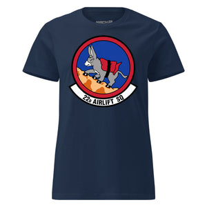Mach2 Squadron Upload | 22ND AIRLIFT SQUADRON | Womens | Navy | MACH-WOMENS-FRONT-NAVY.jpg