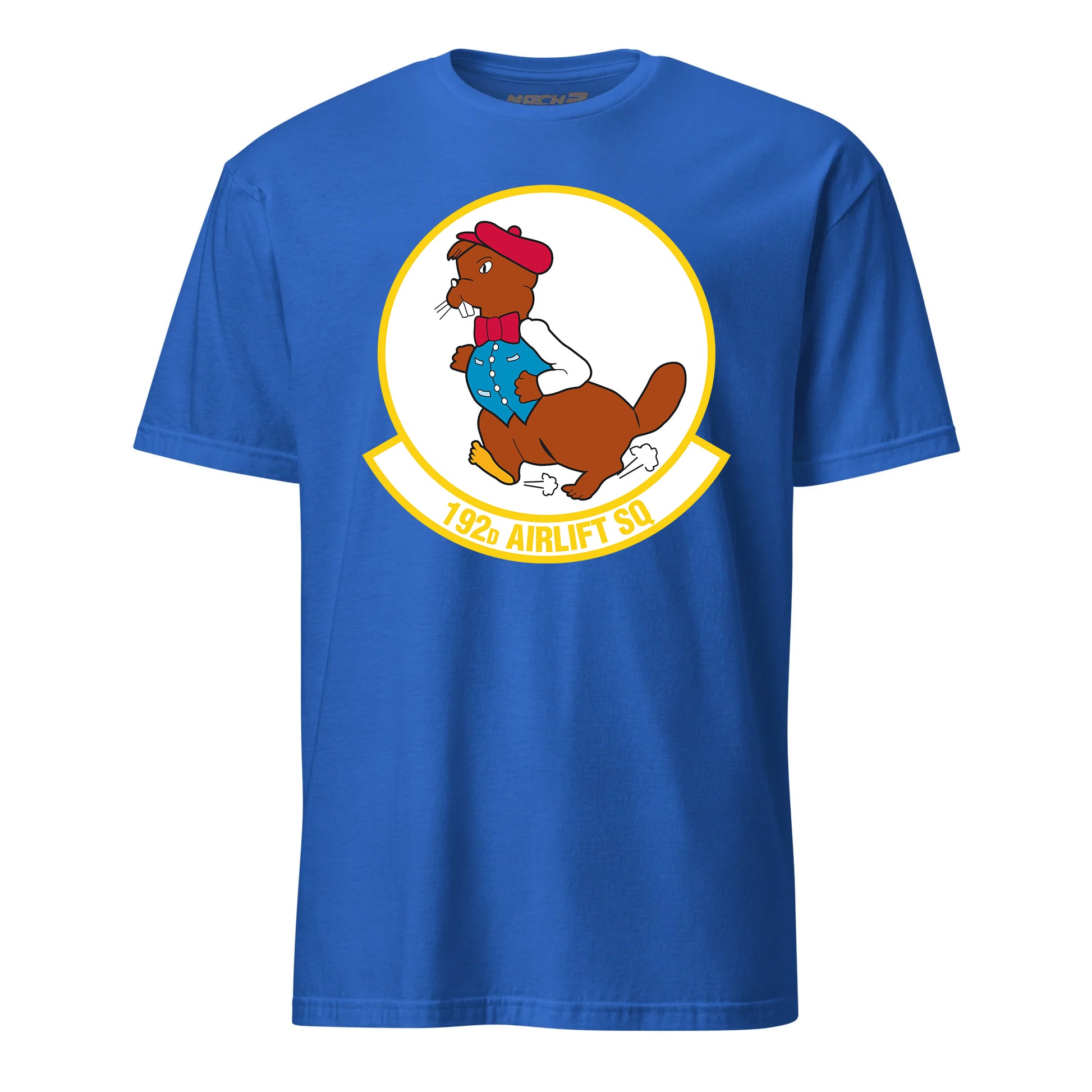 Mach2 Squadron Upload | 192ND AIRLIFT SQUADRON | T-Shirt | Royal | MACH-SHORT-SLEEVE-FRONT-ROYAL.jpg