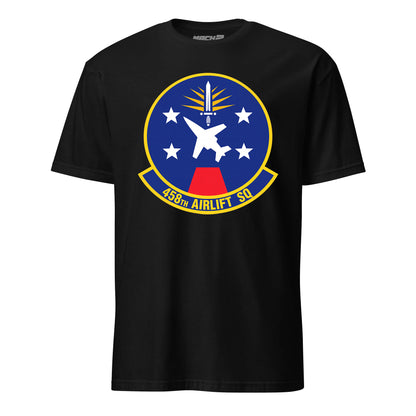Mach2 Squadron Upload | 458TH AIRLIFT SQUADRON | T-Shirt | Black | MACH-SHORT-SLEEVE-FRONT-BLACK.jpg