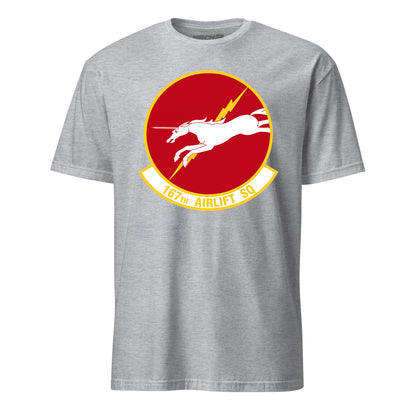Mach2 Squadron Upload | 167TH AIRLIFT SQUADRON | T-Shirt | Heather Grey | MACH-SHORT-SLEEVE-FRONT-GREY.jpg