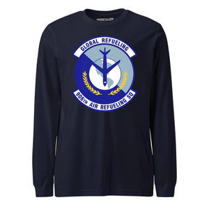 Mach2 Squadron Upload | 906TH AIR REFUELING SQUADRON | Long Sleeve | Navy | MACH-LONG-SLEEVE-FRONT-NAVY.jpg
