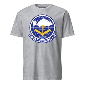 Mach2 Squadron Upload | 912TH AIR REFUELING SQUADRON | T-Shirt | Heather Grey | MACH-SHORT-SLEEVE-FRONT-GREY.jpg