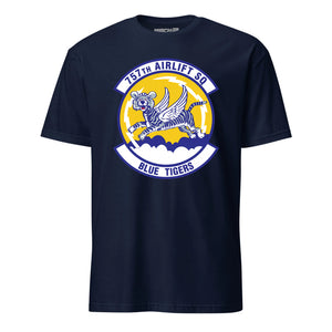 Mach2 Squadron Upload | 757TH AIRLIFT SQUADRON | T-Shirt | Navy | MACH-SHORT-SLEEVE-FRONT-NAVY.jpg