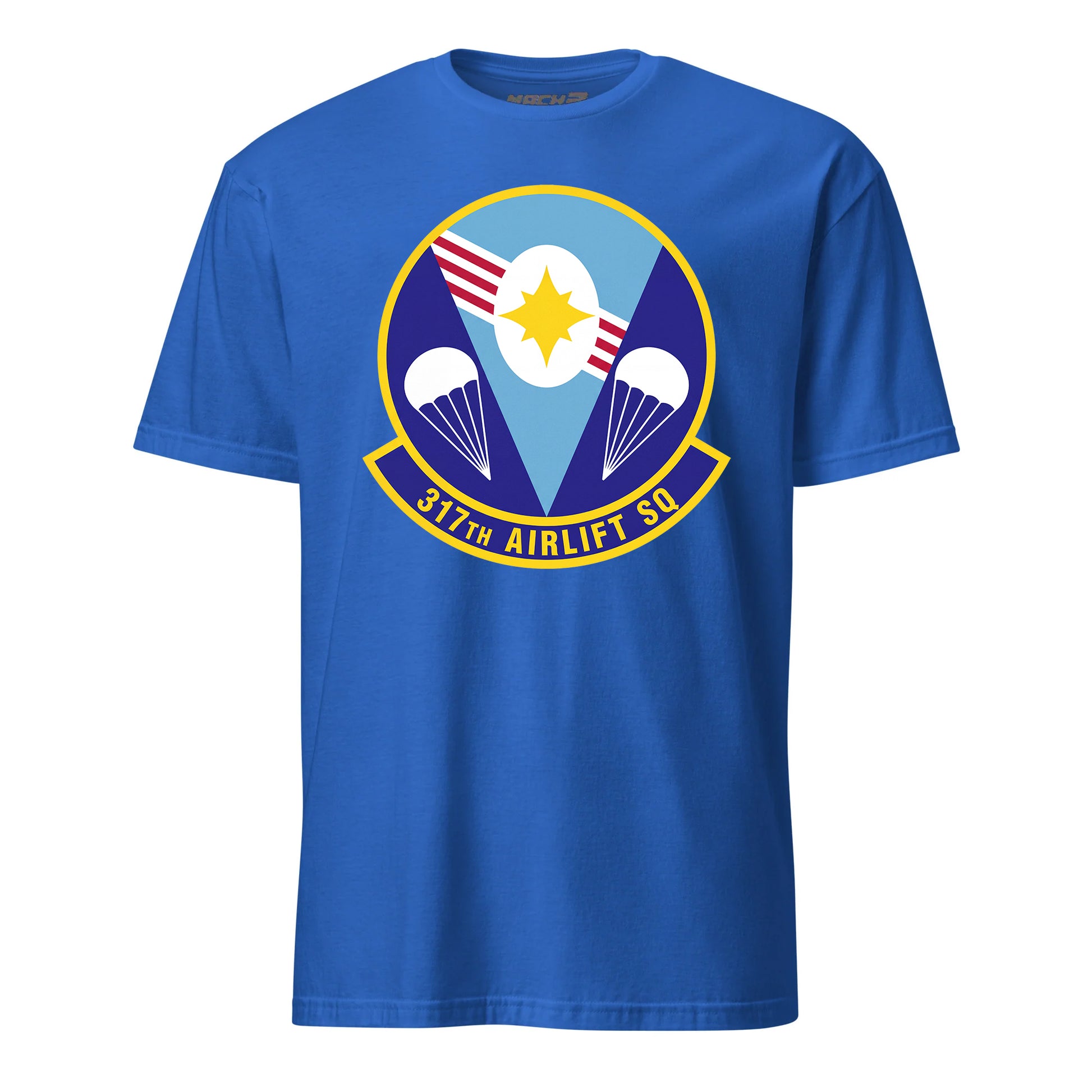 Mach2 Squadron Upload | 317TH AIRLIFT SQUADRON | T-Shirt | Royal | MACH-SHORT-SLEEVE-FRONT-ROYAL.jpg