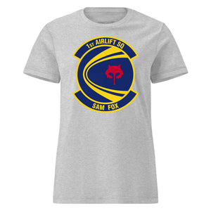 Mach2 Squadron Upload | 1ST AIRLIFT SQUADRON | Womens | Heather Grey | MACH-WOMENS-FRONT-GREY.jpg