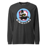 Mach2 Squadron Upload | 146TH AIR REFUELING SQUADRON | Long Sleeve | Charcoal Heather | MACH-LONG-SLEEVE-FRONT-CHARCOAL.jpg