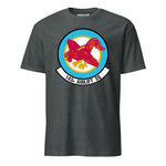 Mach2 Squadron Upload | 143RD AIRLIFT SQUADRON | T-Shirt | Charcoal Heather | MACH-SHORT-SLEEVE-FRONT-CHARCOAL.jpg