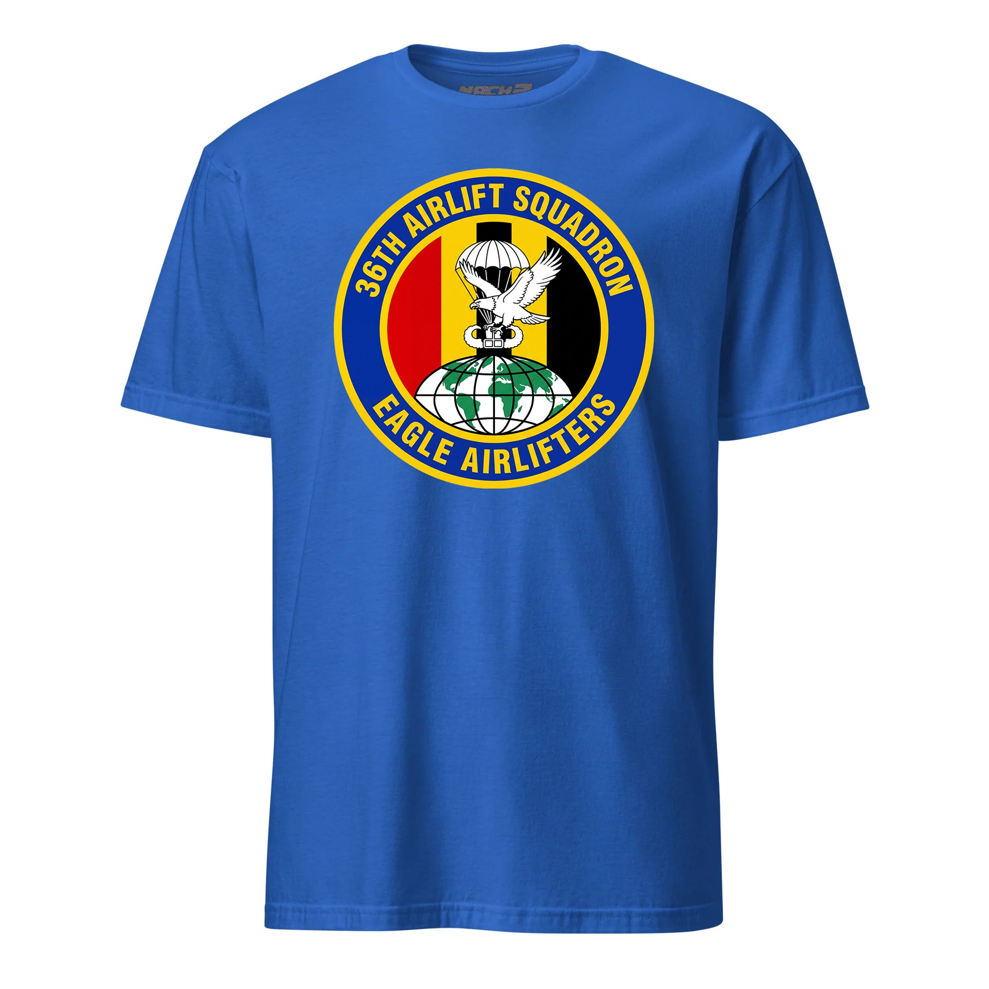 Mach2 Squadron Upload | 36TH AIRLIFT SQUADRON | T-Shirt | Royal | MACH-SHORT-SLEEVE-FRONT-ROYAL.jpg