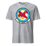 Mach2 Squadron Upload | 143RD AIRLIFT SQUADRON | T-Shirt | Heather Grey | MACH-SHORT-SLEEVE-FRONT-GREY.jpg