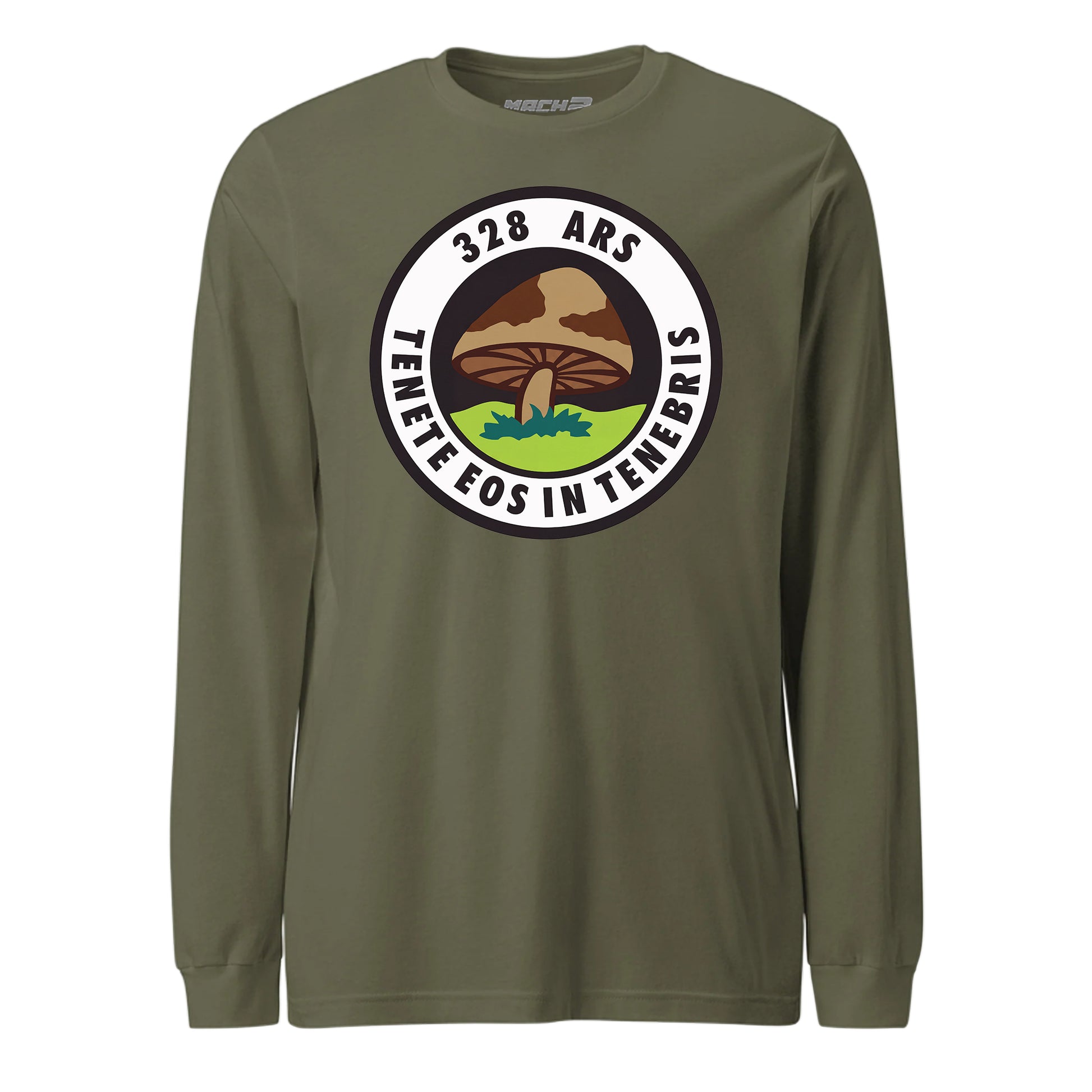 Mach2 Squadron Upload | 328TH AIR REFUELING SQUADRON | Long Sleeve | OD Green | MACH-LONG-SLEEVE-FRONT-OD.jpg