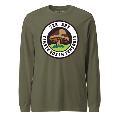 Mach2 Squadron Upload | 328TH AIR REFUELING SQUADRON | Long Sleeve | OD Green | MACH-LONG-SLEEVE-FRONT-OD.jpg