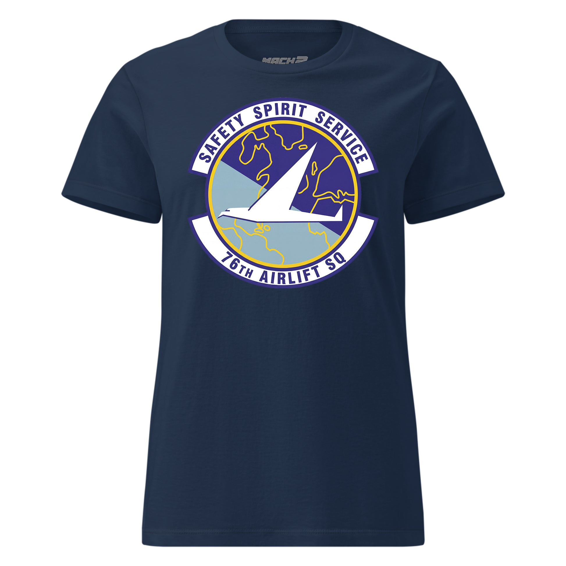 Mach2 Squadron Upload | 76TH AIRLIFT SQUADRON | Womens | Navy | MACH-WOMENS-FRONT-NAVY.jpg