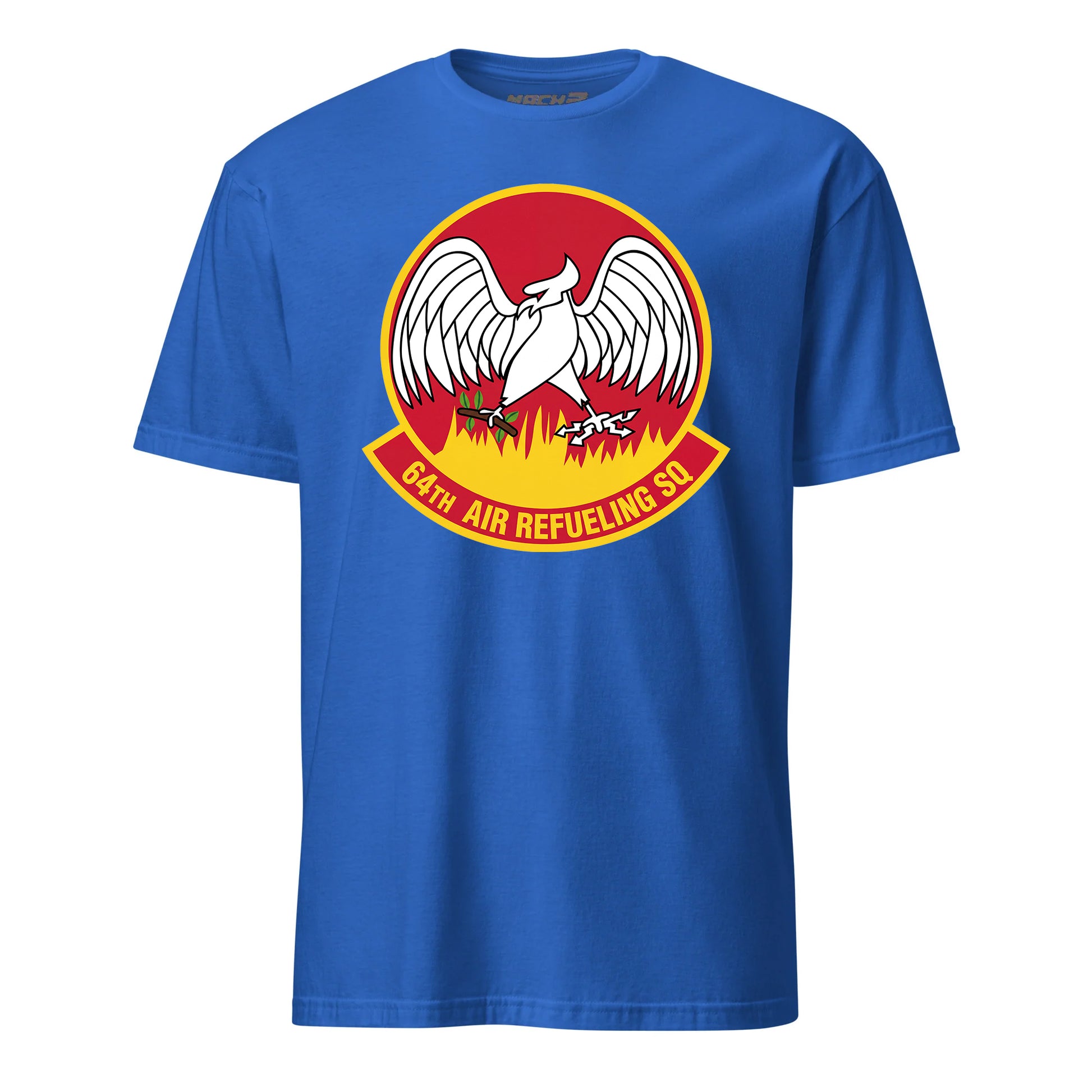 Mach2 Squadron Upload | 64TH AIR REFUELING SQUADRON | T-Shirt | Royal | MACH-SHORT-SLEEVE-FRONT-ROYAL.jpg