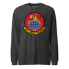 535th Airlift Squadron Long Sleeve T-Shirt - Charcoal Heather