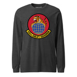 Mach2 Squadron Upload | 535TH AIRLIFT SQUADRON | Long Sleeve | Charcoal Heather | MACH-LONG-SLEEVE-FRONT-CHARCOAL.jpg