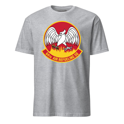Mach2 Squadron Upload | 64TH AIR REFUELING SQUADRON | T-Shirt | Heather Grey | MACH-SHORT-SLEEVE-FRONT-GREY.jpg