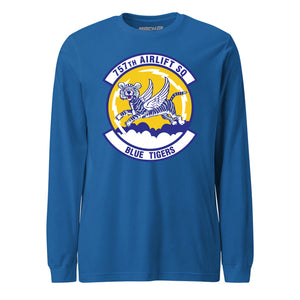 Mach2 Squadron Upload | 757TH AIRLIFT SQUADRON | Long Sleeve | Royal | MACH-LONG-SLEEVE-FRONT-ROYAL.jpg