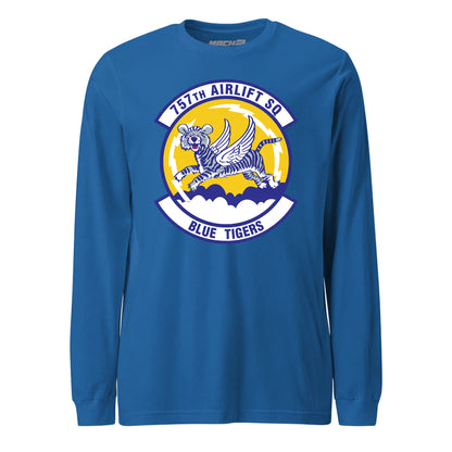 Mach2 Squadron Upload | 757TH AIRLIFT SQUADRON | Long Sleeve | Royal | MACH-LONG-SLEEVE-FRONT-ROYAL.jpg