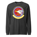 Mach2 Squadron Upload | 74TH AIR REFUELING SQUADRON | Long Sleeve | Charcoal Heather | MACH-LONG-SLEEVE-FRONT-CHARCOAL.jpg