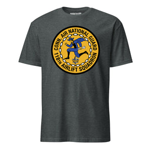 Mach2 Squadron Upload | 118TH AIRLIFT SQUADRON | T-Shirt | Charcoal Heather | MACH-SHORT-SLEEVE-FRONT-CHARCOAL.jpg