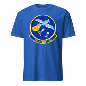 Mach2 Squadron Upload | 14TH AIRLIFT SQUADRON | T-Shirt | Royal | MACH-SHORT-SLEEVE-FRONT-ROYAL.jpg