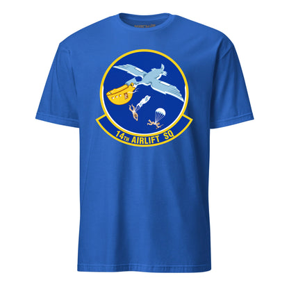 Mach2 Squadron Upload | 14TH AIRLIFT SQUADRON | T-Shirt | Royal | MACH-SHORT-SLEEVE-FRONT-ROYAL.jpg