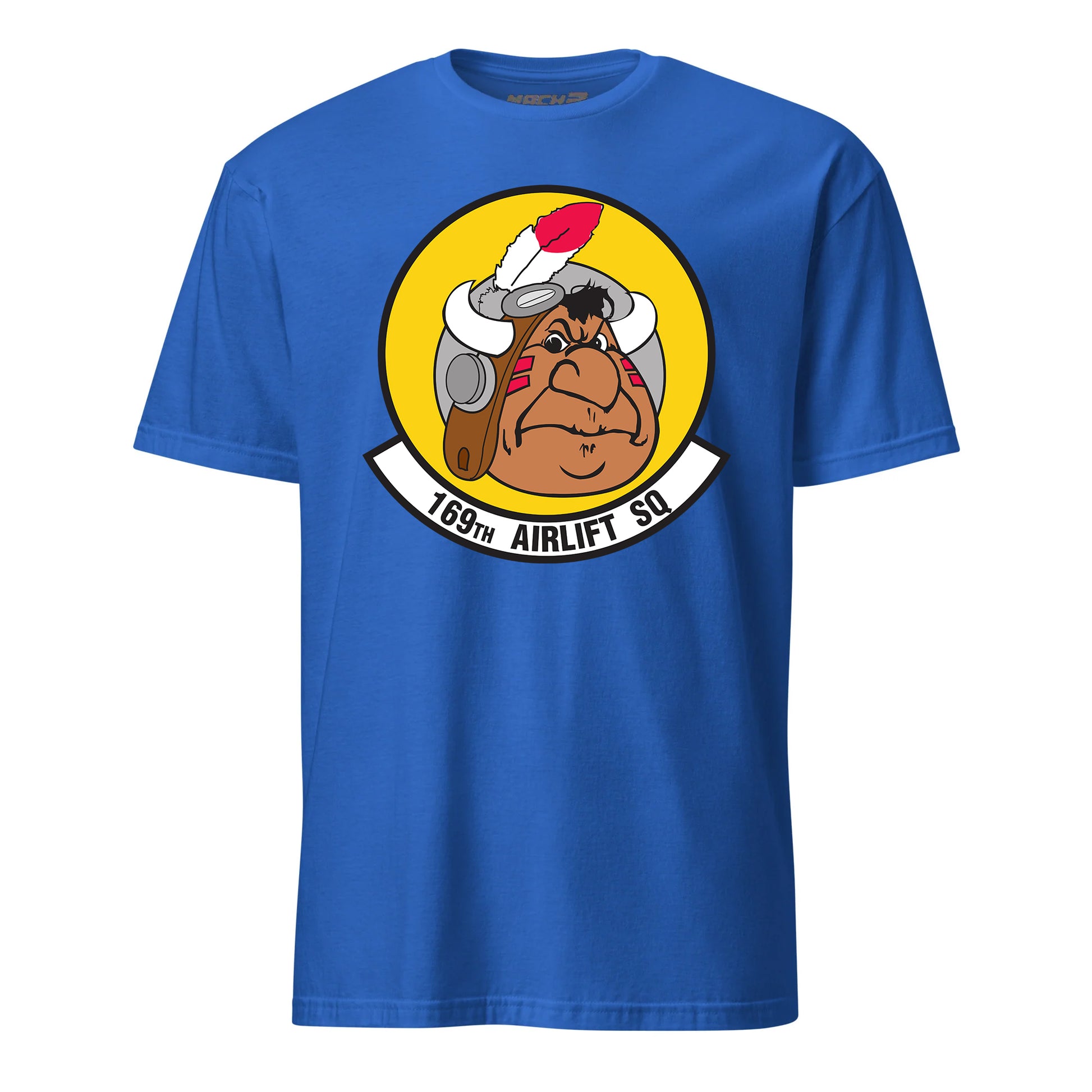 Mach2 Squadron Upload | 169TH AIRLIFT SQUADRON | T-Shirt | Royal | MACH-SHORT-SLEEVE-FRONT-ROYAL.jpg