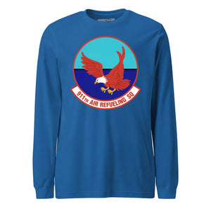 Mach2 Squadron Upload | 911TH AIR REFUELING SQUADRON | Long Sleeve | Royal | MACH-LONG-SLEEVE-FRONT-ROYAL.jpg