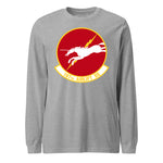 Mach2 Squadron Upload | 167TH AIRLIFT SQUADRON | Long Sleeve | Heather Grey | MACH-LONG-SLEEVE-FRONT-GREY.jpg