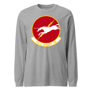 Mach2 Squadron Upload | 167TH AIRLIFT SQUADRON | Long Sleeve | Heather Grey | MACH-LONG-SLEEVE-FRONT-GREY.jpg