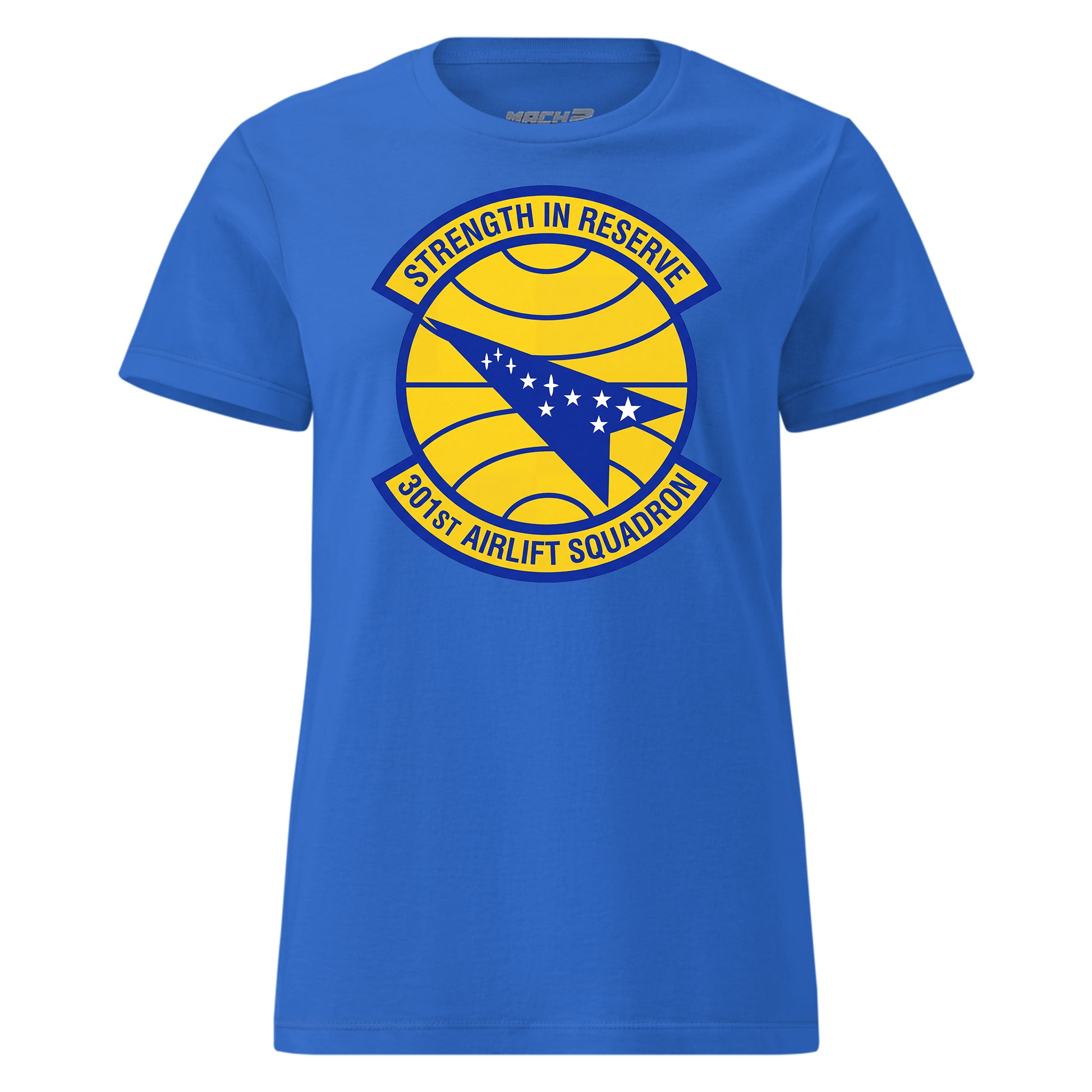Mach2 Squadron Upload | 301ST AIRLIFT SQUADRON | Womens | Royal | MACH-WOMENS-FRONT-ROYAL.jpg