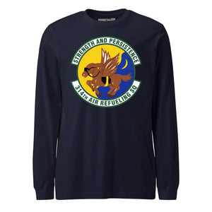 Mach2 Squadron Upload | 314TH AIR REFUELING SQUADRON | Long Sleeve | Navy | MACH-LONG-SLEEVE-FRONT-NAVY.jpg