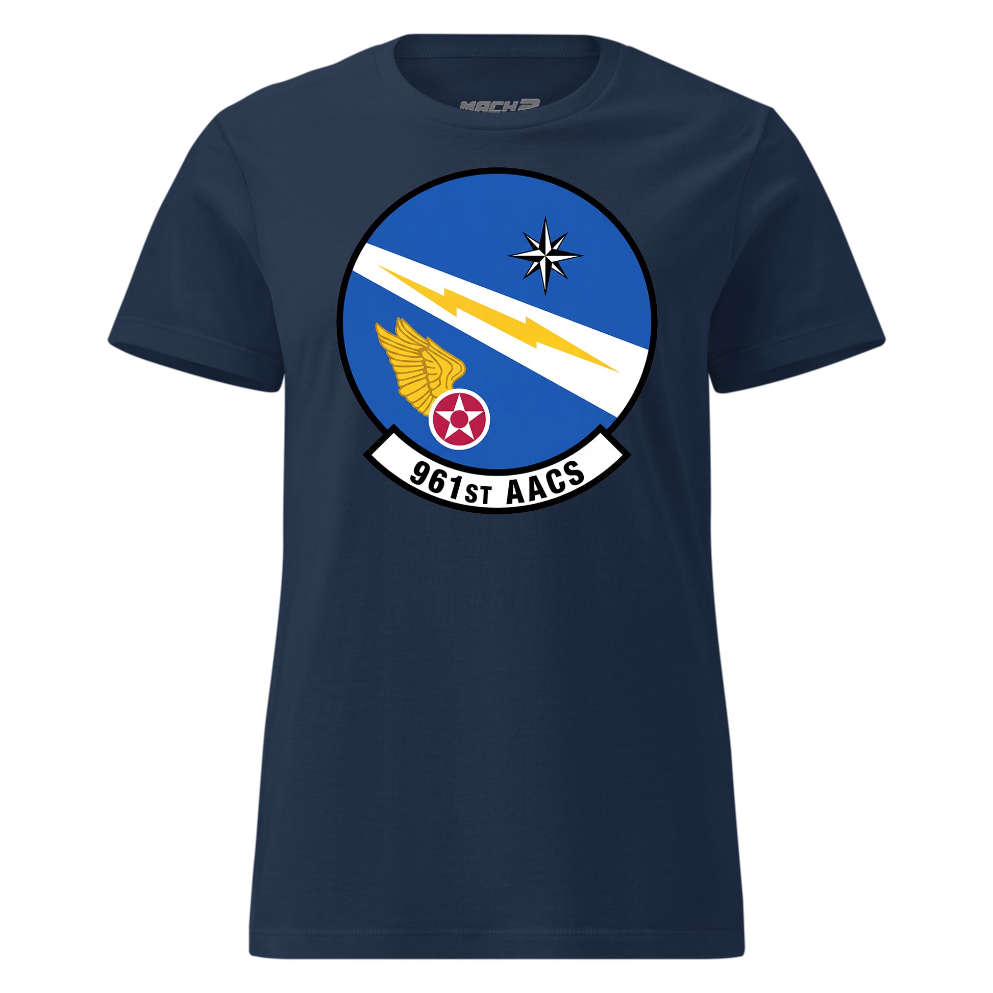 Mach2 Squadron Upload | 961ST AIRBORNE AIR CONTROL SQUADRON | Womens | Navy | MACH-WOMENS-FRONT-NAVY.jpg
