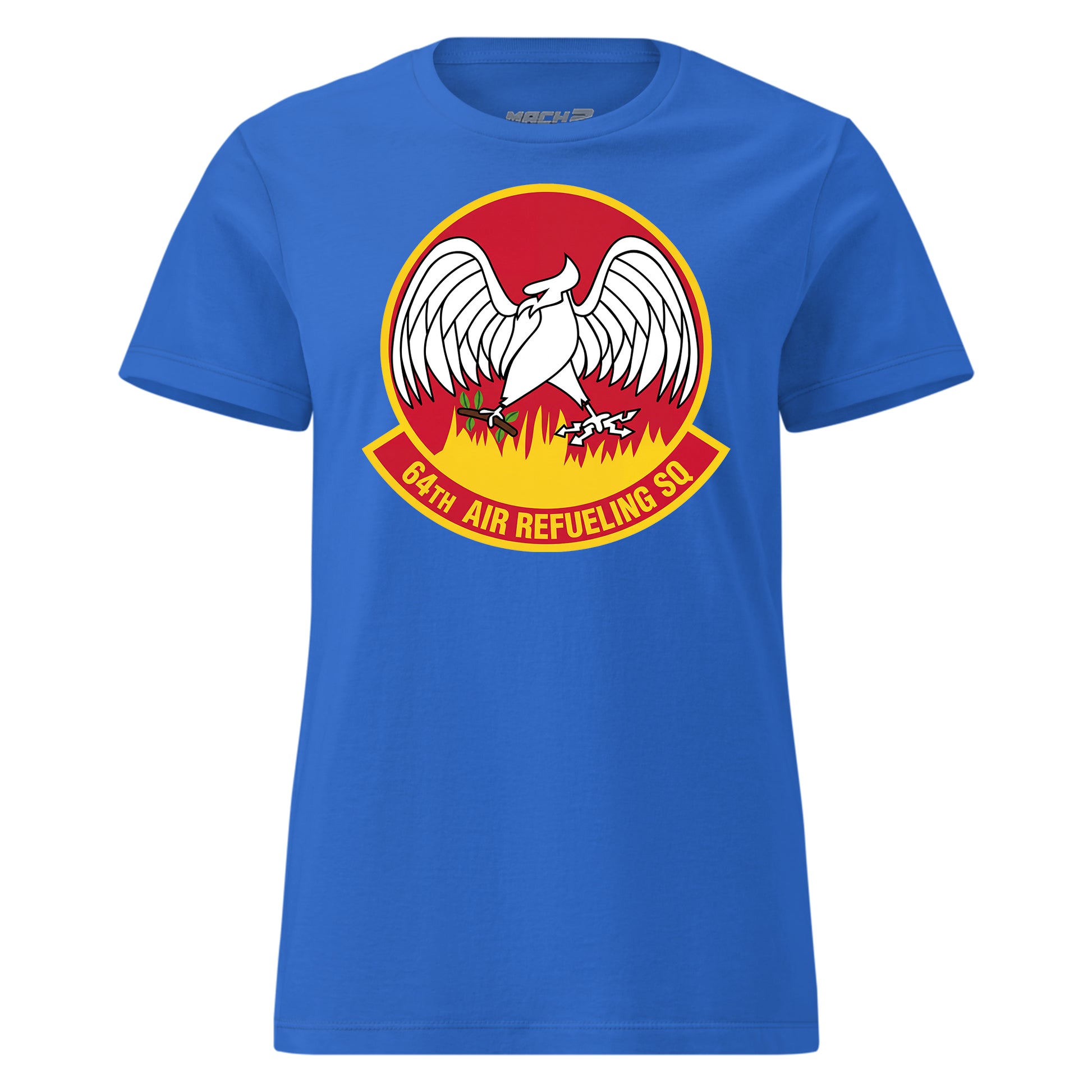 Mach2 Squadron Upload | 64TH AIR REFUELING SQUADRON | Womens | Royal | MACH-WOMENS-FRONT-ROYAL.jpg
