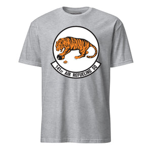 Mach2 Squadron Upload | 141ST AIR REFUELING SQUADRON | T-Shirt | Heather Grey | MACH-SHORT-SLEEVE-FRONT-GREY.jpg