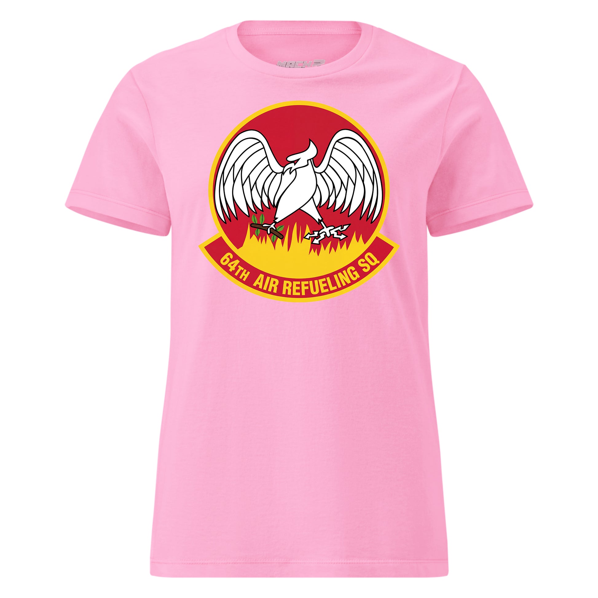 Mach2 Squadron Upload | 64TH AIR REFUELING SQUADRON | Womens | Pink | MACH-WOMENS-FRONT-PINK.jpg