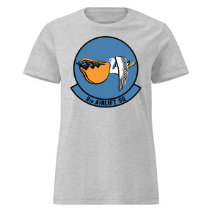 Mach2 Squadron Upload | 9TH AIRLIFT SQUADRON | Womens | Heather Grey | MACH-WOMENS-FRONT-GREY.jpg