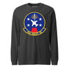 458th Airlift Squadron Long Sleeve T-Shirt - Charcoal Heather